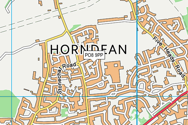 PO8 9PP map - OS VectorMap District (Ordnance Survey)