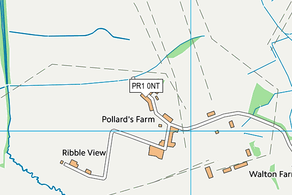 PR1 0NT map - OS VectorMap District (Ordnance Survey)