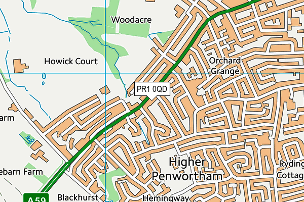 Map of HIGHAMS HOMES LTD at district scale