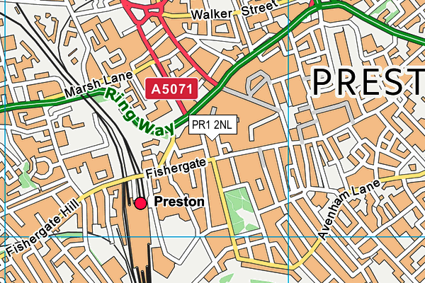 Map of CARTERHOUSE (LANCASHIRE) LTD at district scale