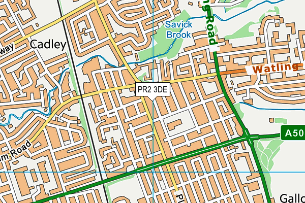 PR2 3DE map - OS VectorMap District (Ordnance Survey)
