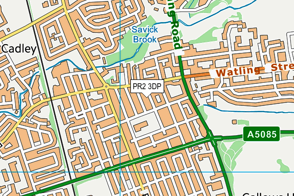 PR2 3DP map - OS VectorMap District (Ordnance Survey)