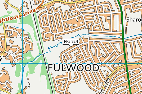 PR2 3EN map - OS VectorMap District (Ordnance Survey)