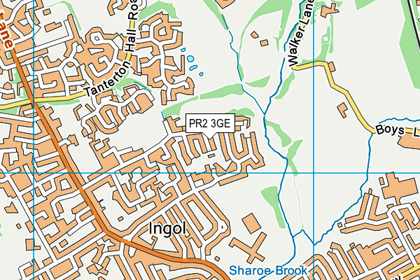 PR2 3GE map - OS VectorMap District (Ordnance Survey)