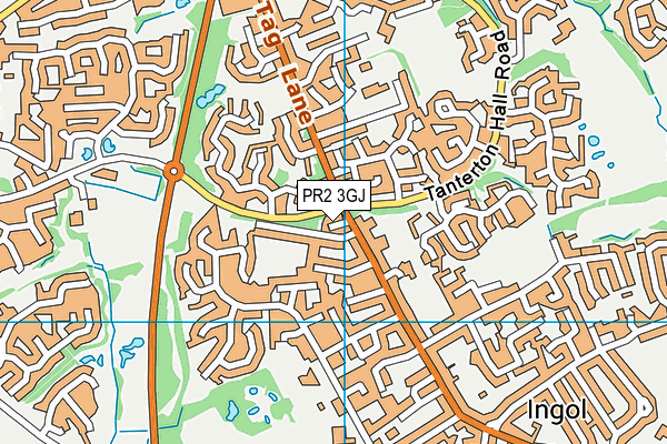 PR2 3GJ map - OS VectorMap District (Ordnance Survey)