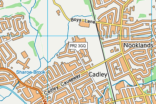 PR2 3GQ map - OS VectorMap District (Ordnance Survey)