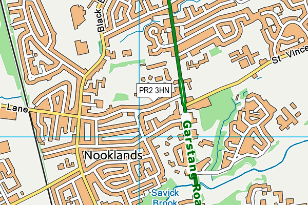 PR2 3HN map - OS VectorMap District (Ordnance Survey)