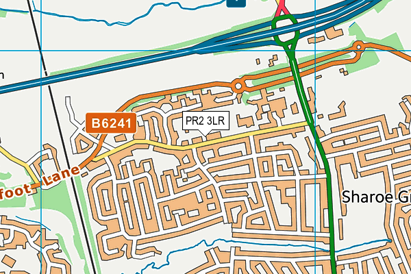 PR2 3LR map - OS VectorMap District (Ordnance Survey)