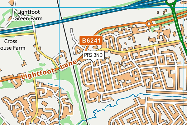 PR2 3ND map - OS VectorMap District (Ordnance Survey)