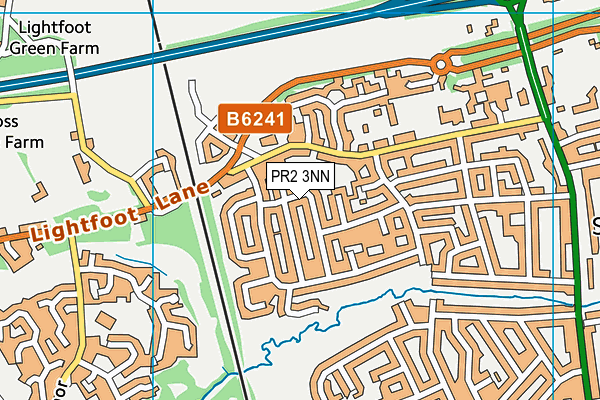 PR2 3NN map - OS VectorMap District (Ordnance Survey)