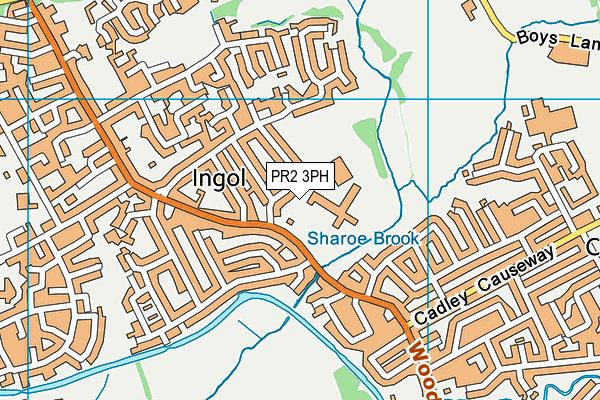 PR2 3PH map - OS VectorMap District (Ordnance Survey)