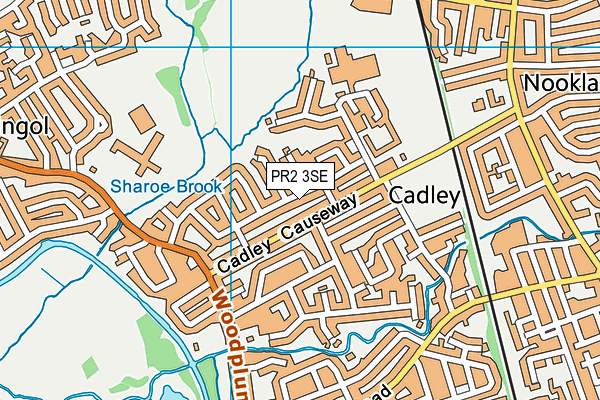PR2 3SE map - OS VectorMap District (Ordnance Survey)