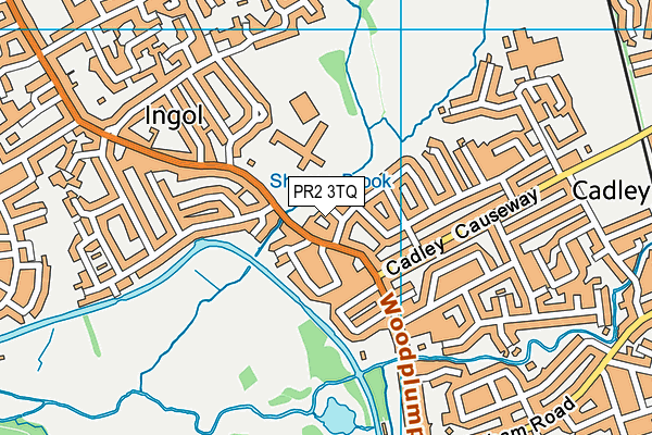 PR2 3TQ map - OS VectorMap District (Ordnance Survey)