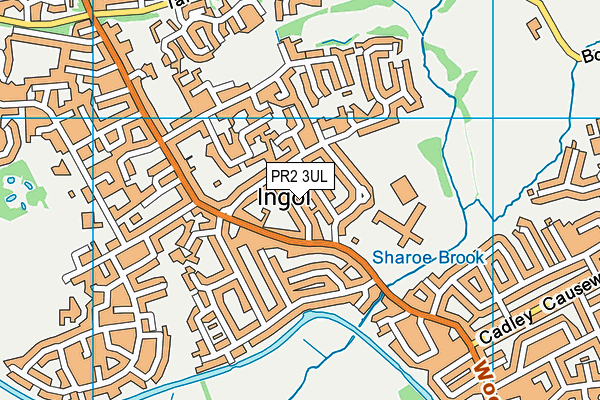 PR2 3UL map - OS VectorMap District (Ordnance Survey)