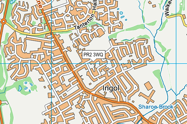 PR2 3WQ map - OS VectorMap District (Ordnance Survey)