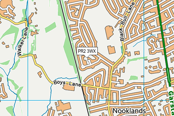 PR2 3WX map - OS VectorMap District (Ordnance Survey)