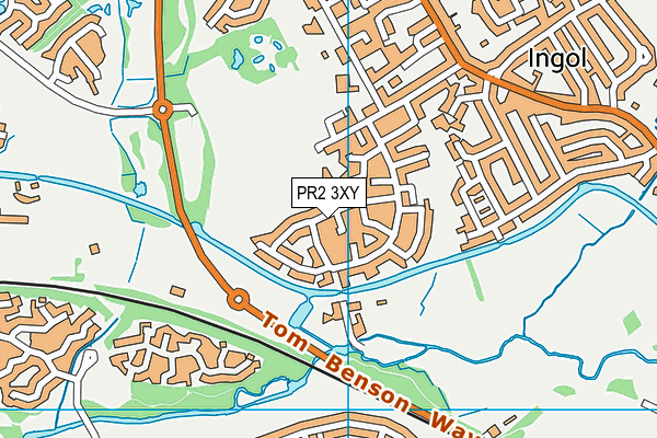 PR2 3XY map - OS VectorMap District (Ordnance Survey)