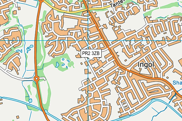 PR2 3ZB map - OS VectorMap District (Ordnance Survey)