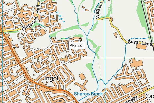 PR2 3ZT map - OS VectorMap District (Ordnance Survey)