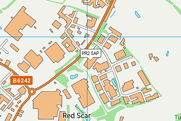 PR2 5AP map - OS VectorMap District (Ordnance Survey)