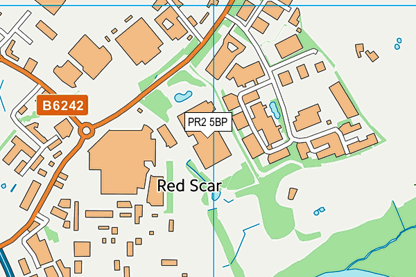 PR2 5BP map - OS VectorMap District (Ordnance Survey)