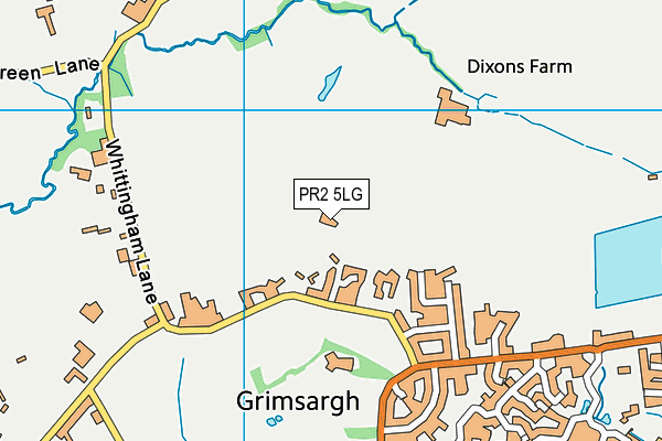PR2 5LG map - OS VectorMap District (Ordnance Survey)