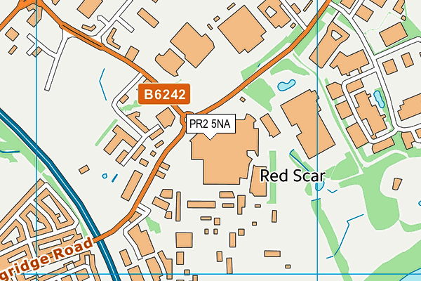PR2 5NA map - OS VectorMap District (Ordnance Survey)
