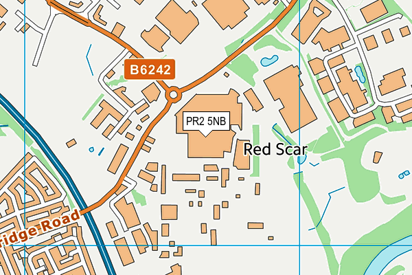 PR2 5NB map - OS VectorMap District (Ordnance Survey)
