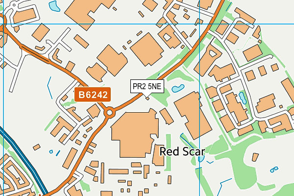PR2 5NE map - OS VectorMap District (Ordnance Survey)