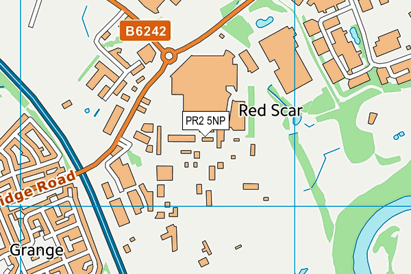 PR2 5NP map - OS VectorMap District (Ordnance Survey)
