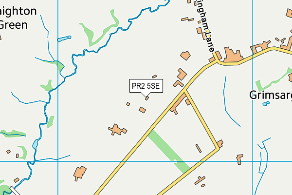 PR2 5SE map - OS VectorMap District (Ordnance Survey)