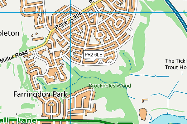 PR2 6LE map - OS VectorMap District (Ordnance Survey)