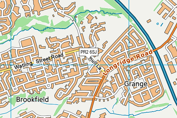 St Maria Goretti Primary School map (PR2 6SJ) - OS VectorMap District (Ordnance Survey)