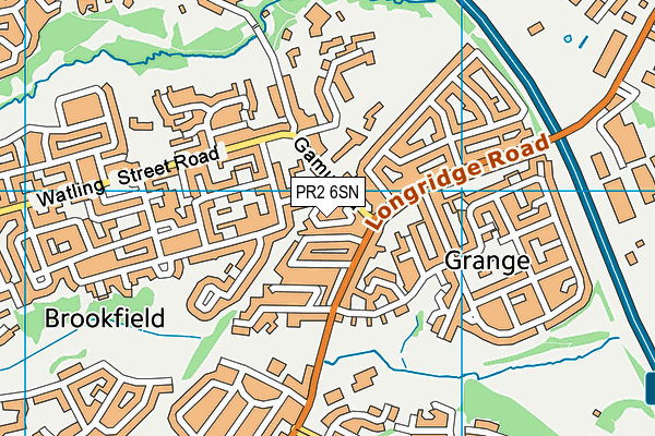 PR2 6SN map - OS VectorMap District (Ordnance Survey)