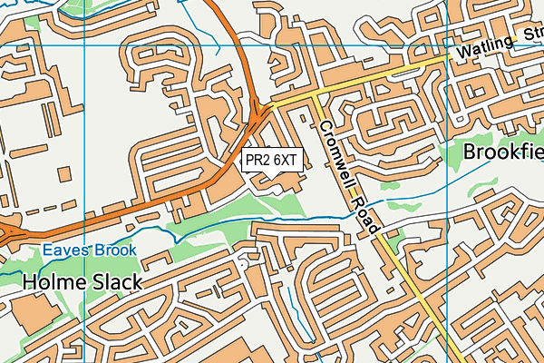 PR2 6XT map - OS VectorMap District (Ordnance Survey)