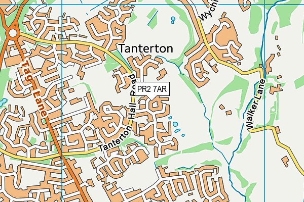 PR2 7AR map - OS VectorMap District (Ordnance Survey)