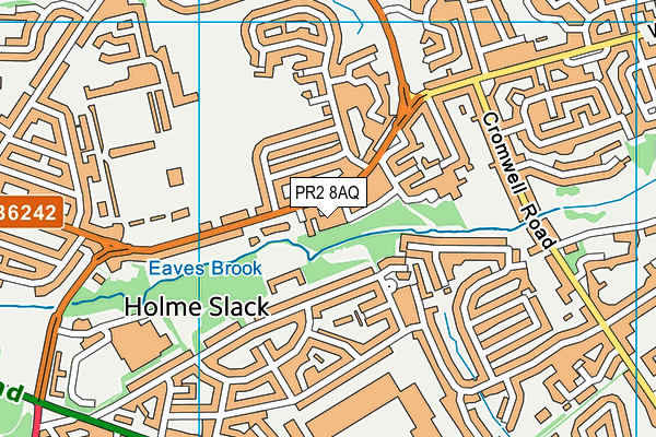 PR2 8AQ map - OS VectorMap District (Ordnance Survey)