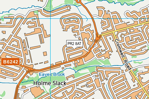 PR2 8AT map - OS VectorMap District (Ordnance Survey)