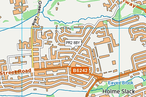 PR2 8BY map - OS VectorMap District (Ordnance Survey)