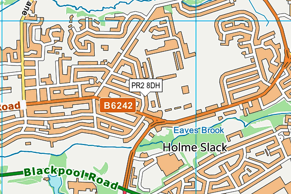 PR2 8DH map - OS VectorMap District (Ordnance Survey)