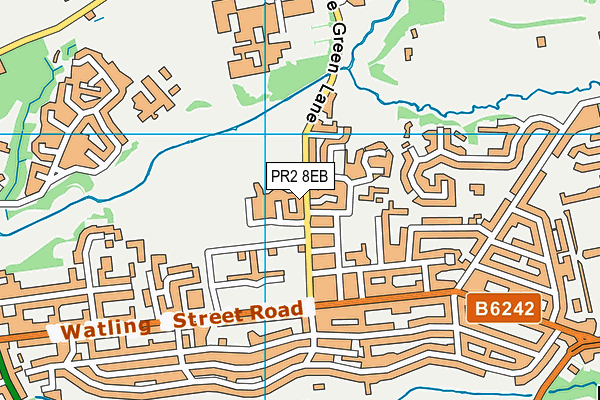 PR2 8EB map - OS VectorMap District (Ordnance Survey)