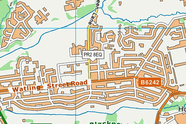 PR2 8EQ map - OS VectorMap District (Ordnance Survey)
