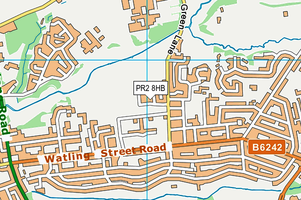 PR2 8HB map - OS VectorMap District (Ordnance Survey)