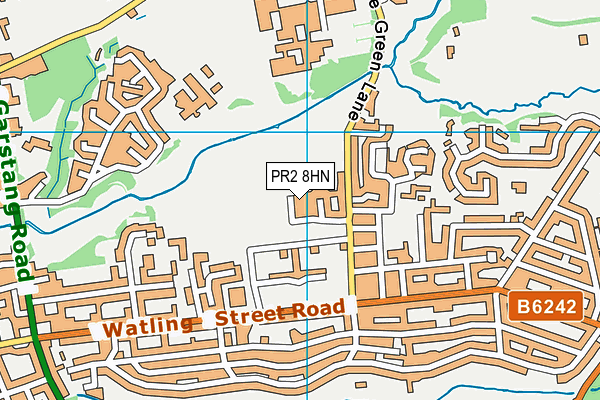 PR2 8HN map - OS VectorMap District (Ordnance Survey)