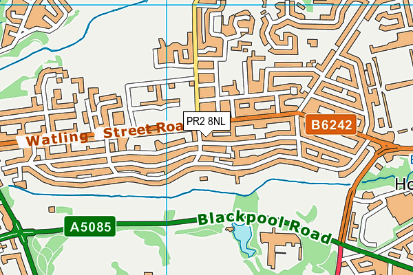 PR2 8NL map - OS VectorMap District (Ordnance Survey)