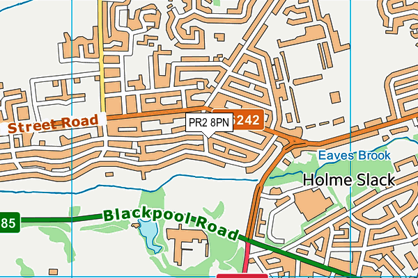 PR2 8PN map - OS VectorMap District (Ordnance Survey)