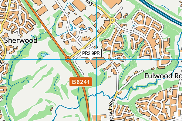 PR2 9PR map - OS VectorMap District (Ordnance Survey)