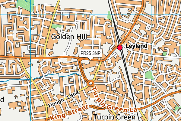 Map of GOLDEN HILL 13 LIMITED at district scale