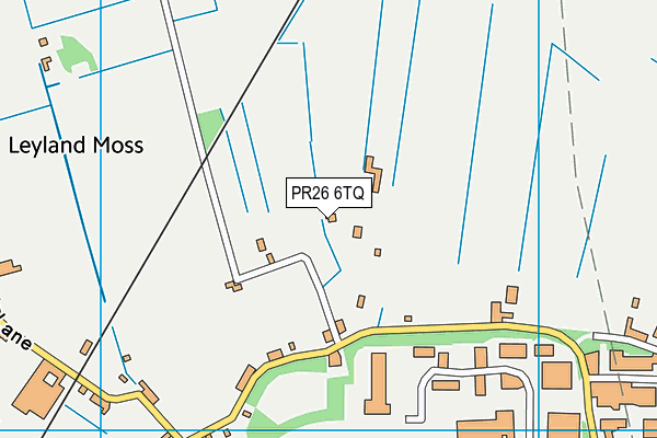 PR26 6TQ map - OS VectorMap District (Ordnance Survey)