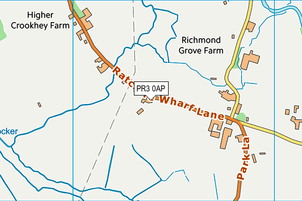PR3 0AP map - OS VectorMap District (Ordnance Survey)